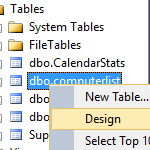 SQL Design Table