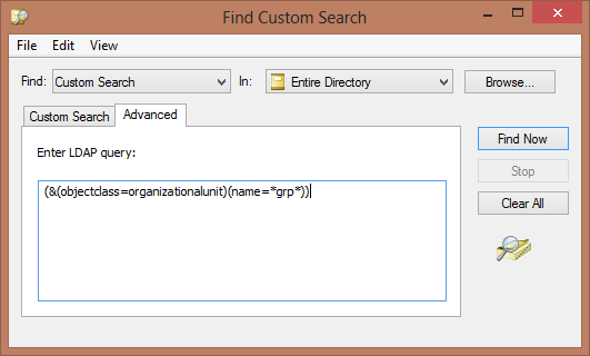 Active Directory Advanced Custom LDAP Search