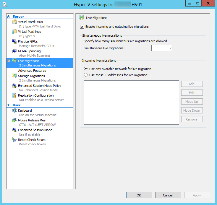 Three Hyper-V Issues that Prevent Successful Hyper-V Live Migration