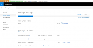 OneDrive Storage Limits